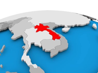 Laos siyasi dünya üzerinde