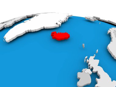 İzlanda siyasi dünya üzerinde