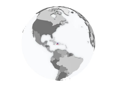 Haiti izole küre üzerinde