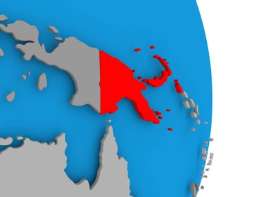 Papua Yeni Gine dünya üzerinde