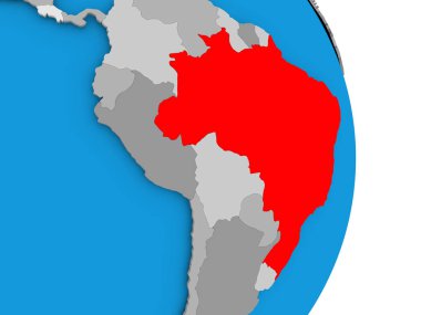 Brezilya dünya üzerinde