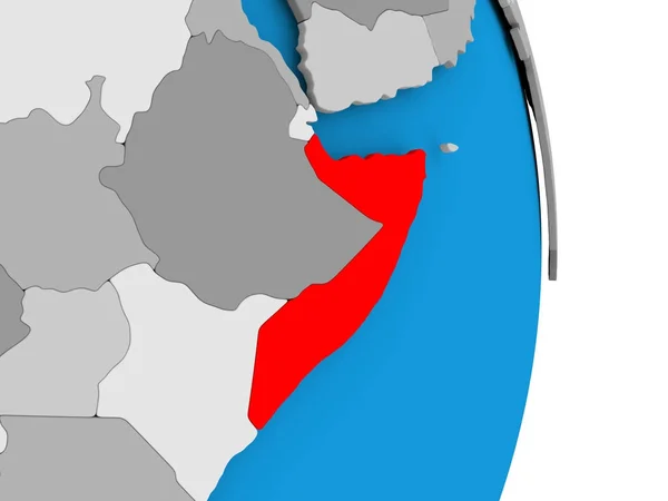 Somalia en el mundo — Foto de Stock