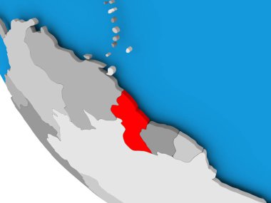 Siyasi dünya üzerinde Guyana