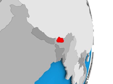 Bhutan Globe