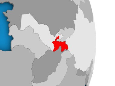 Dünya üzerinde Tacikistan