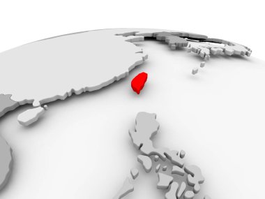 Tayvan gri dünya üzerinde