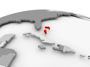 Bahamalar gri dünya üzerinde