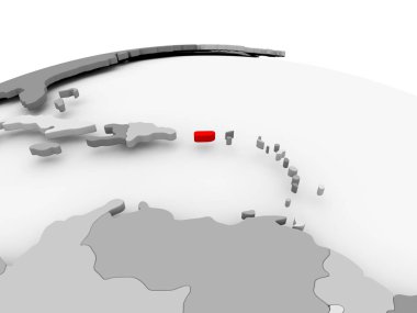 Porto Riko gri dünya üzerinde