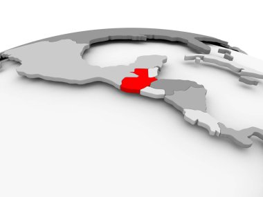 Guatemala gri dünya üzerinde