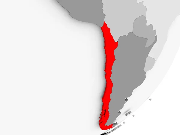 Chili in rot auf grauer Karte — Stockfoto