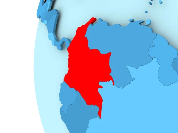 Kolumbia térképe — Stock Fotó