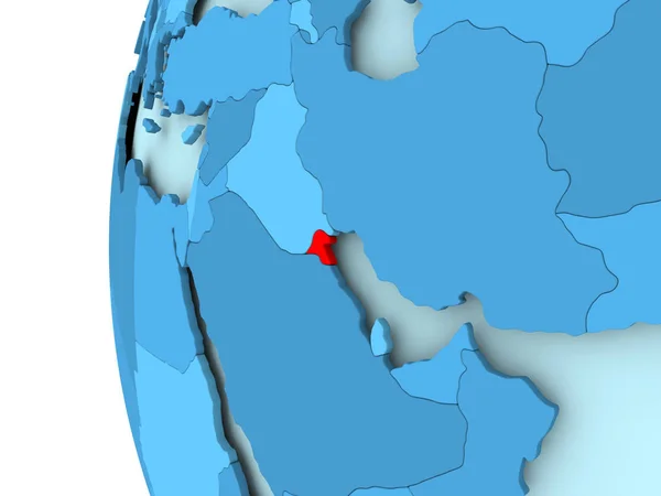 Kuveyt Haritası — Stok fotoğraf