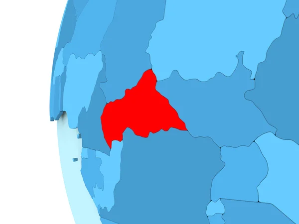 匹配的中部非洲电子地图 — 图库照片