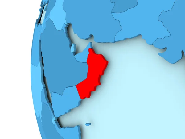 La mappa di Oman — Foto Stock