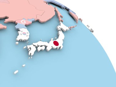 Japonya bayrağı dünya üzerinde