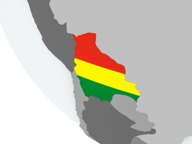 Bolivya'nın bayrak siyasi dünya üzerinde