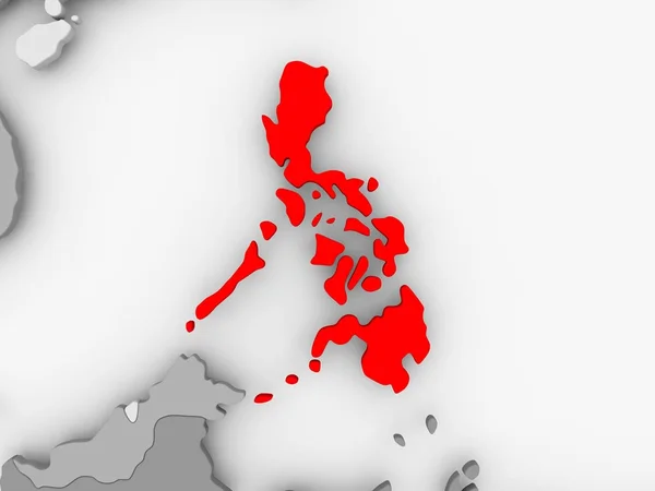 Map of Philippines — Stock Photo, Image