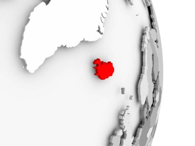 İzlanda gri siyasi dünya üzerinde
