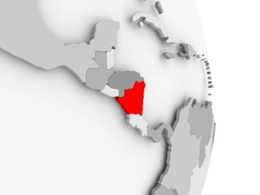 Nikaragua gri siyasi dünya üzerinde