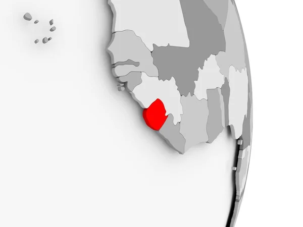 Σιέρα Λεόνε γκρι πολιτικό πλανήτη — Φωτογραφία Αρχείου