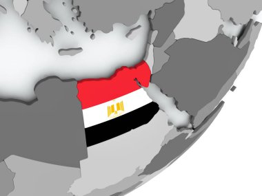 Harita Mısır bayrağı