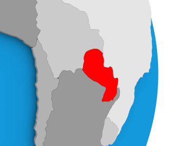 Paraguay Globe