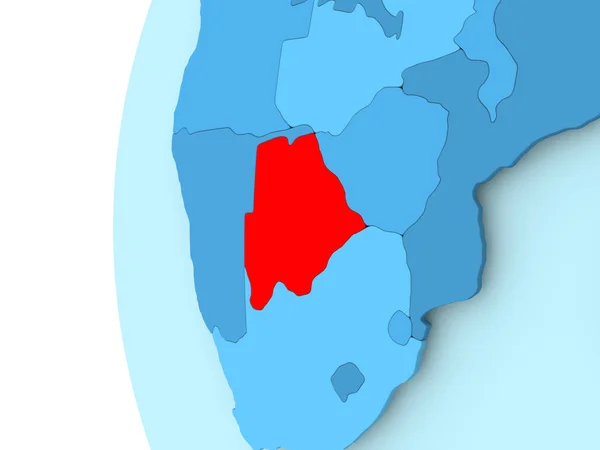 La mappa di Botswana — Foto Stock