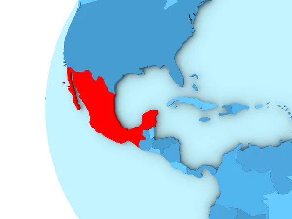 Карта Мексики — стоковое фото