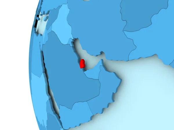 La mappa di Qatar — Foto Stock