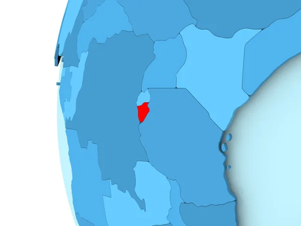 El mapa de burundi —  Fotos de Stock