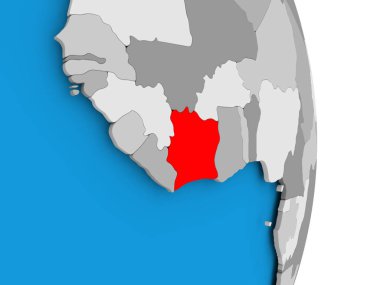 Fildişi Sahili Globe