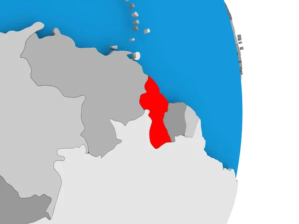 Dünya üzerinde Guyana — Stok fotoğraf