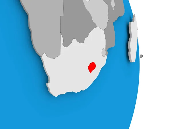 莱索托在地球上 — 图库照片