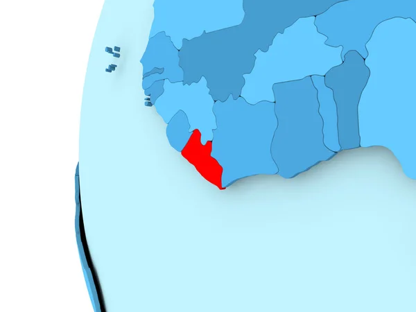 Map of Liberia — Stock Photo, Image
