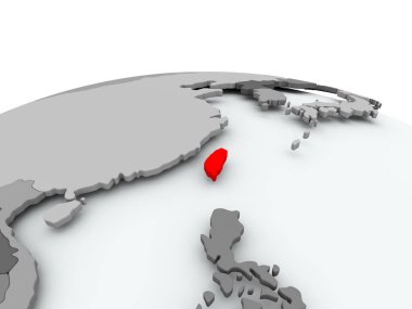 Tayvan bayrağı dünya üzerinde