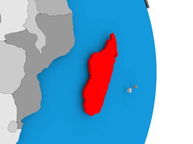 Dünya üzerinde Madagaskar
