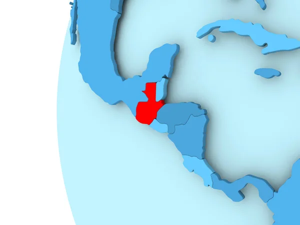 O mapa de Guatemala — Fotografia de Stock
