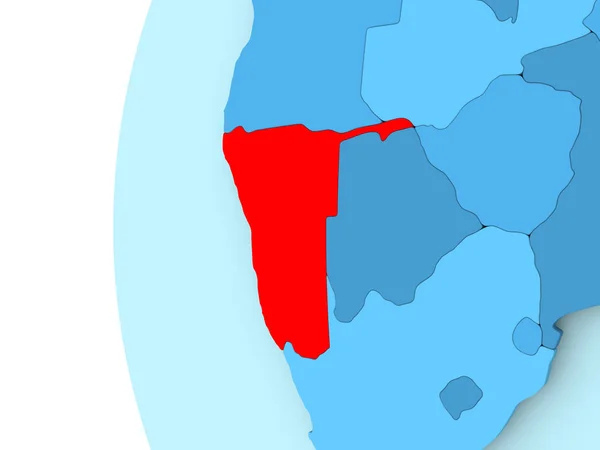 Mapa Namibii — Zdjęcie stockowe