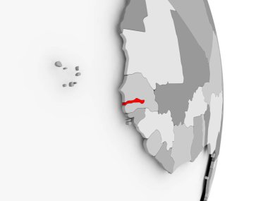 Gambiya gri siyasi dünya üzerinde