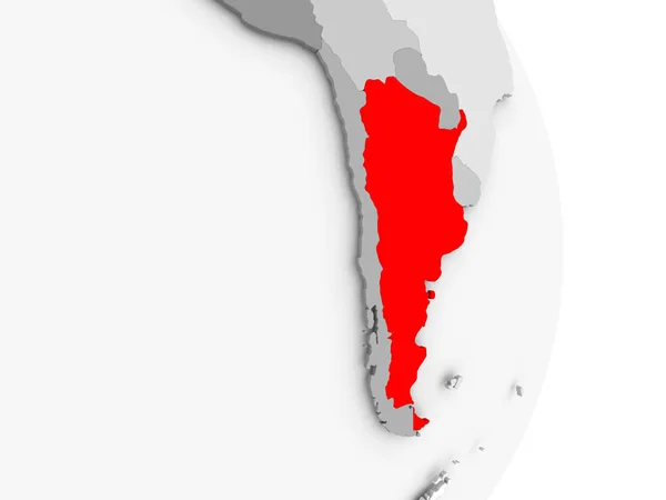 Argentina en el mundo político gris —  Fotos de Stock