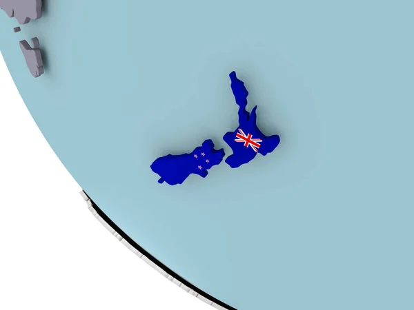 뉴질랜드 국기 일러스트 — 스톡 사진