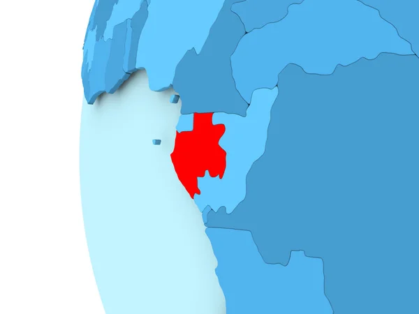 Mapa Gabonu — Stock fotografie