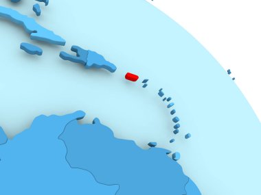 Porto Riko mavi dünya üzerinde