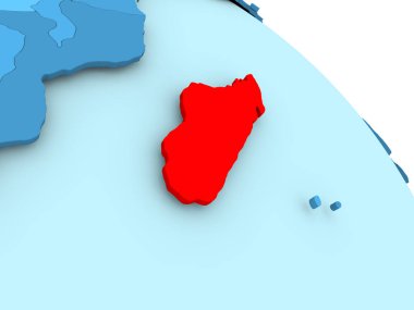 Mavi küre Madagaskar