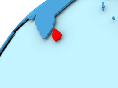 Sri Lanka mavi dünya üzerinde