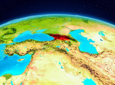 Gürcistan'dan yörünge