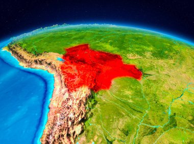 Yörüngeden Bolivya