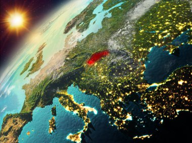 Slovakya Planet Earth günbatımı