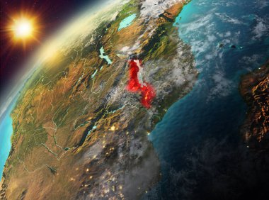 Malavi Planet Earth günbatımı