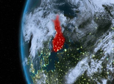 Kırmızı gece Finlandiya'da